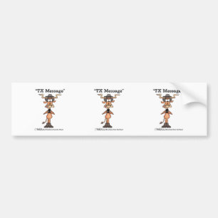Autocollant De Voiture Message Longhorn TX