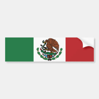 Autocollant De Voiture Mexican Flag Green White Red Mexico Patriotic 