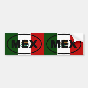Autocollant De Voiture Mexique - MEX - Euro style