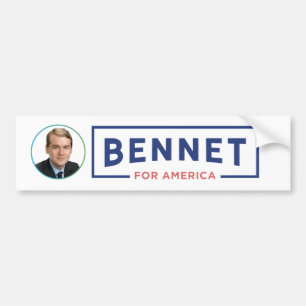 Autocollant De Voiture Michael Bennet à la présidence 2020