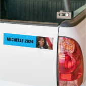 AUTOCOLLANT DE VOITURE MICHELLE 2024 (Sur camion)