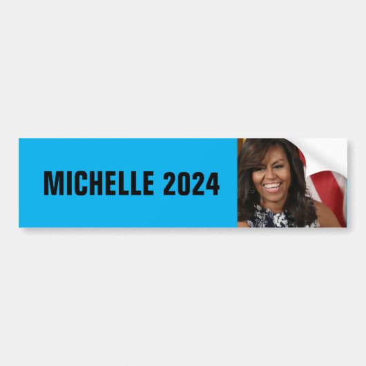 AUTOCOLLANT DE VOITURE MICHELLE 2024 (Devant)