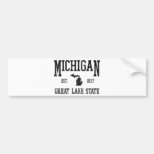 Autocollant De Voiture Michigan (Devant)