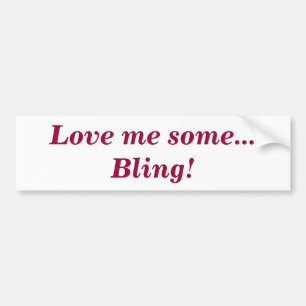 Autocollant De Voiture Mignonne Aimez-Moi Une Citation De Bling