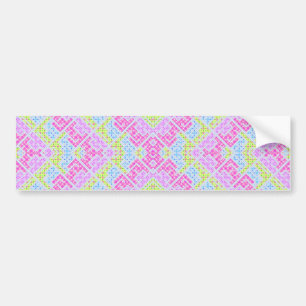 Autocollant De Voiture Mignons motifs de graffiti géométriques et girly c