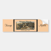 Autocollant De Voiture Migration de gnou/gnou, adhésifs pour pare-chocs (Devant)