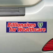 Autocollant De Voiture Milliardaires pour Wealthcare (En voiture)