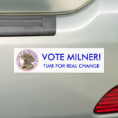 Autocollant De Voiture Milner, HEURE POUR le VRAI CHANGEMENT, MILNER de (En voiture)