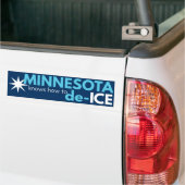 Autocollant De Voiture Minnesota political bumper sticker (Sur camion)