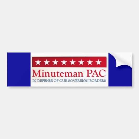 Autocollant De Voiture Minuteman PAC (Devant)