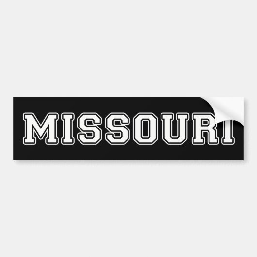 Autocollant De Voiture Missouri (Devant)