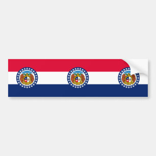 Autocollant De Voiture Missouri State Flag Design
