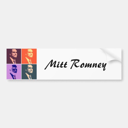 Autocollant De Voiture Mitt Romney (Devant)