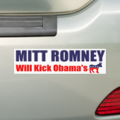 Autocollant De Voiture Mitt Romney 2012 (En voiture)