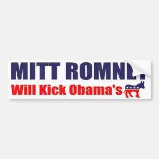 Autocollant De Voiture Mitt Romney 2012