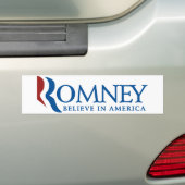 Autocollant De Voiture Mitt Romney 2012 (En voiture)