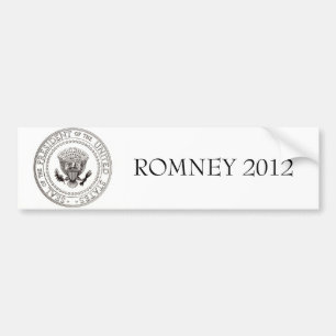 Autocollant De Voiture Mitt Romney 2012