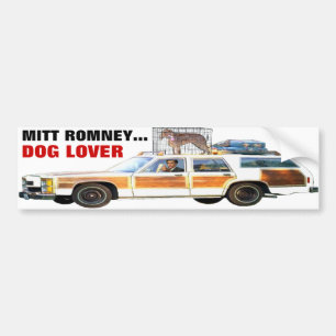 AUTOCOLLANT DE VOITURE MITT ROMNEY… ADHÉSIF POUR PARE-CHOCS D'AMOUREUX