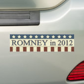 Autocollant De Voiture Mitt Romney en 2012 (En voiture)