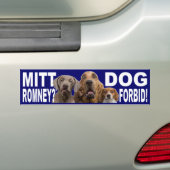 Autocollant De Voiture Mitt Romney ?  LE CHIEN INTERDISENT !  Adhésif (En voiture)