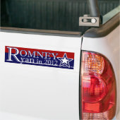 Autocollant De Voiture Mitt Romney Paul Ryan en 2012 (Sur camion)