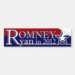 Autocollant De Voiture Mitt Romney Paul Ryan en 2012