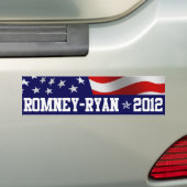 Autocollant De Voiture Mitt Romney Paul Ryan en 2012 (En voiture)