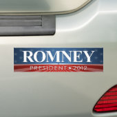 Autocollant De Voiture Mitt Romney pour le président 2012 (En voiture)