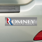 Autocollant De Voiture Mitt Romney pour le président 2012 (En voiture)