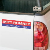 Autocollant De Voiture Mitt Romney pour le président en 2016 (Sur camion)