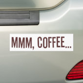 Autocollant De Voiture Mmm café… (En voiture)