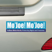 Autocollant De Voiture Mo Joe ! ; Mo Joe ! - ReElect Biden-Harris (En voiture)