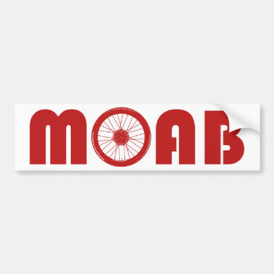 Autocollant De Voiture Moab (Roue à vélo)