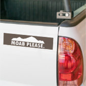 Autocollant De Voiture Moab S'Il Vous Plaît (Sur camion)