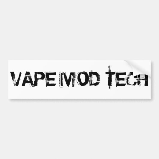 AUTOCOLLANT DE VOITURE MOD TECH DE VAPE (Devant)