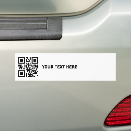 Autocollant De Voiture Modèle d'adhésif pour pare-chocs de code de QR (En voiture)