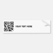 Autocollant De Voiture Modèle d'adhésif pour pare-chocs de code de QR (Devant)
