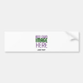 AUTOCOLLANT DE VOITURE MODELE DE TEXTE D'IMAGE BLANC SIMPLE ÉDITABLE MODE (Devant)