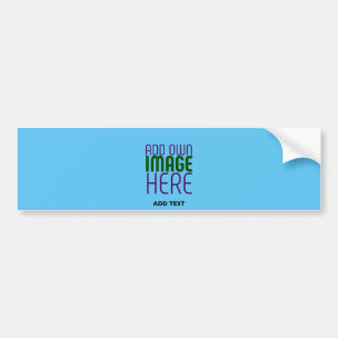 AUTOCOLLANT DE VOITURE MODELE DE TEXTE D'IMAGE BLEU CIEL SWAG ÉDITABLE MO
