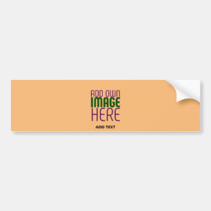 AUTOCOLLANT DE VOITURE MODELE DE TEXTE D'IMAGE ORANGE PECHE ÉDITABLE MODE