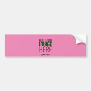 AUTOCOLLANT DE VOITURE MODELE DE TEXTE D'IMAGE ROSE CHAUD MIGNON ÉDITABLE