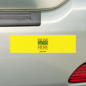 AUTOCOLLANT DE VOITURE MODELE DE TEXTE IMAGE JAUNE CLAIR MODIFIABLE MODER (En voiture)