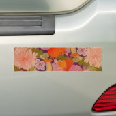 Autocollant De Voiture Modèle floral rose kimono (En voiture)