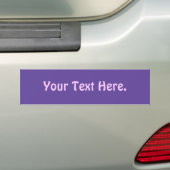 Autocollant De Voiture Modèle simple à bumper Sticker, Purple 6600CC (En voiture)