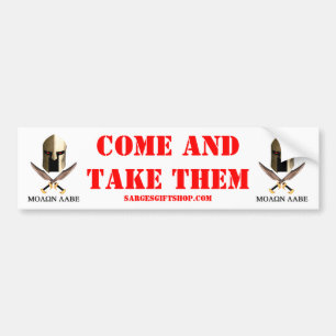 AUTOCOLLANT DE VOITURE MOLON LABE