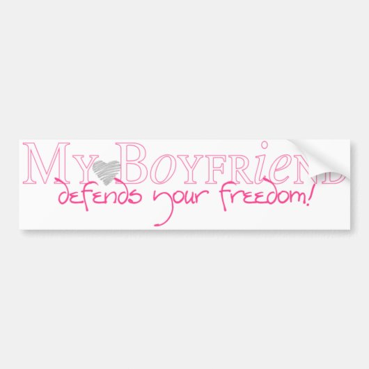 Autocollant De Voiture mon ami défend votre adhésif pour pare-chocs de (Devant)