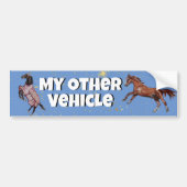 Autocollant De Voiture mon autre cheval de voiture (Devant)
