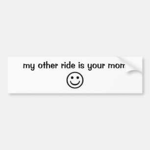 Autocollant De Voiture mon autre tour est votre maman