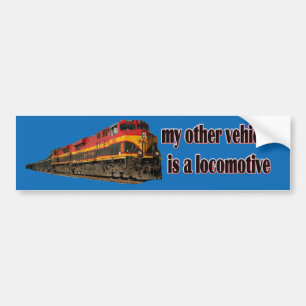 Autocollant De Voiture Mon autre véhicule est une locomotive KCS