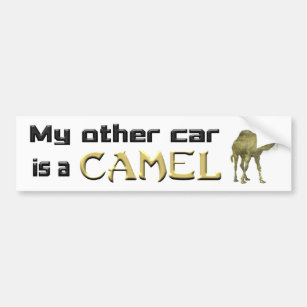 Autocollant De Voiture Mon autre voiture est un chameau